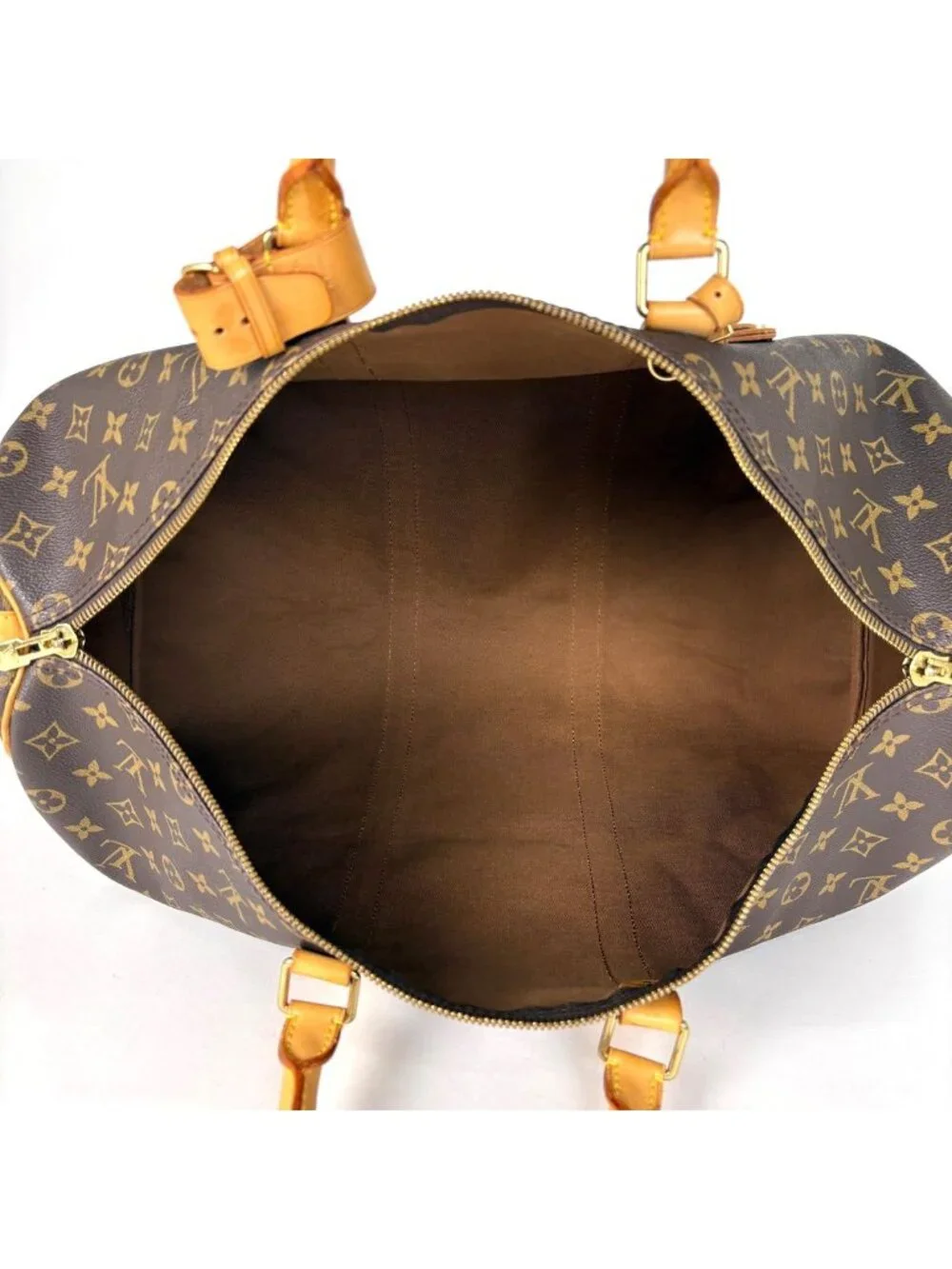 Louis Vuitton Keepall Bandouliere 50 Boston Bag Monogram Brown